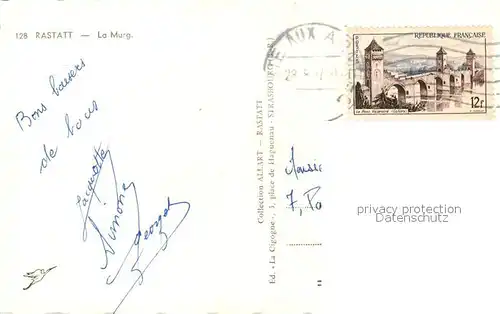 AK / Ansichtskarte Rastatt Murg Panorama Rastatt