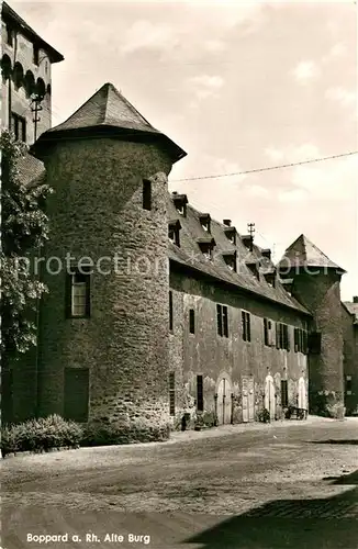 AK / Ansichtskarte Boppard_Rhein Alte Burg Boppard Rhein