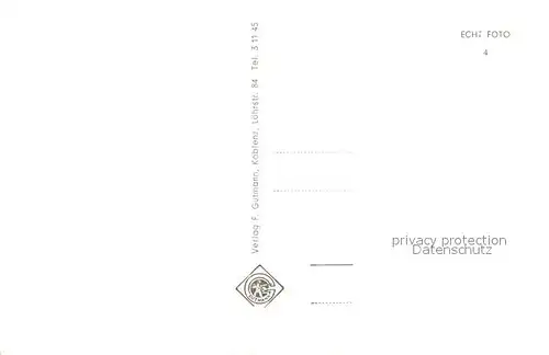 AK / Ansichtskarte Boppard_Rhein Alte Burg Boppard Rhein