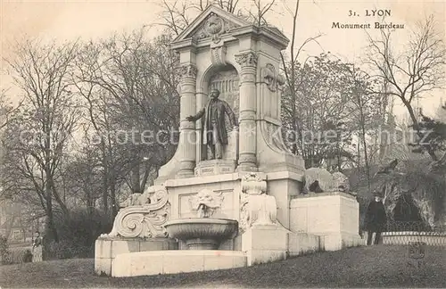 AK / Ansichtskarte Lyon_France Monument Burdeau Lyon France