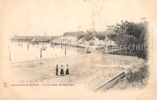 AK / Ansichtskarte Saint Georges de Didonne Port et Phare Saint Georges de Didonne