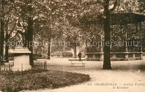 AK / Ansichtskarte Charleville Mezieres Jardin Public Kiosque Charleville Mezieres