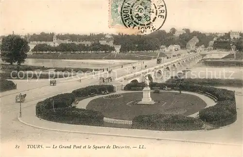 AK / Ansichtskarte Tours_Indre et Loire Grand Pont  Tours Indre et Loire