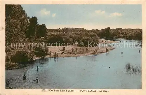AK / Ansichtskarte Pont sur Seine Pont Plage  Pont sur Seine