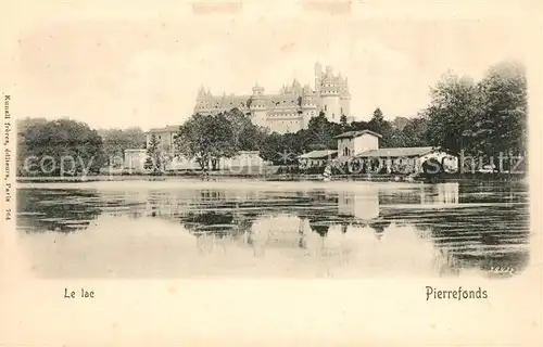 AK / Ansichtskarte Pierrefonds_Oise Le Lac Pierrefonds Oise