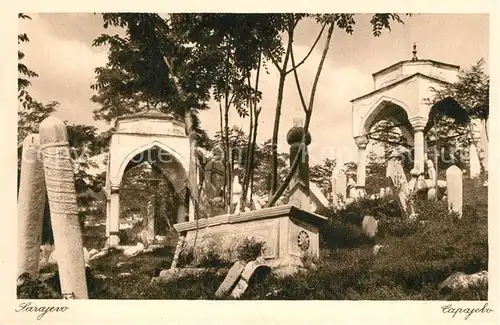 AK / Ansichtskarte Sarajevo Muslimansko groblje Sarajevo