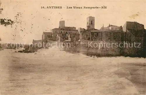 AK / Ansichtskarte Antibes_Alpes_Maritimes Les Vieux Ramparts Antibes_Alpes_Maritimes