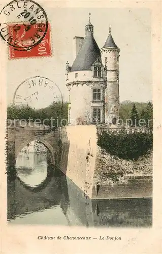 AK / Ansichtskarte Chenonceaux_Indre_et_Loire Chateau Le Donjon Chenonceaux_Indre