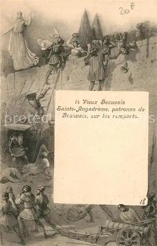 AK / Ansichtskarte Beauvais Sainte Angadr?me  Beauvais