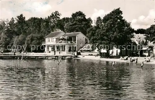 AK / Ansichtskarte Ploen_See Strandklause Badeanstalt Ploen_See