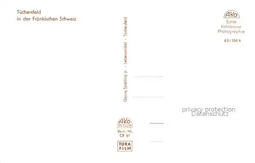 AK / Ansichtskarte Tuechersfeld Panorama Tuechersfeld