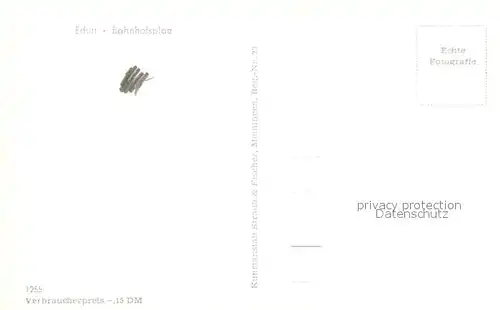 AK / Ansichtskarte Erfurt Bahnhofsplatz Erfurt