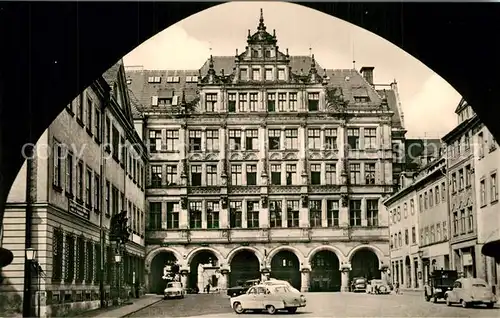 AK / Ansichtskarte Goerlitz_Sachsen Untermarkt Rathaus Goerlitz Sachsen