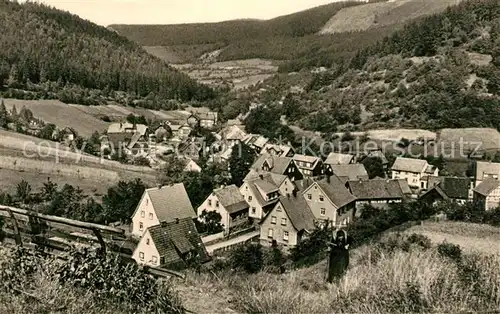 AK / Ansichtskarte Unterschoenau_Schmalkalden Panorama Unterschoenau Schmalkalden