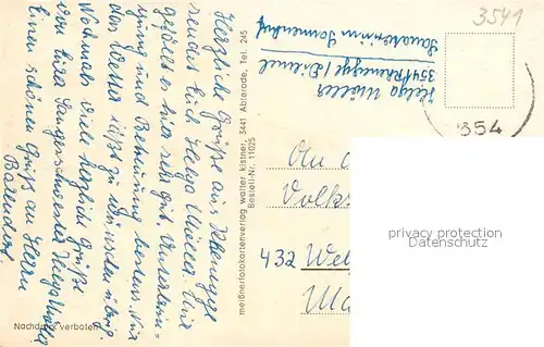 AK / Ansichtskarte Rhenegge Pension Rhenegge