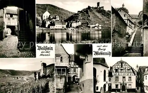 AK / Ansichtskarte Beilstein_Mosel Burg Metternich Stadtansichten Beilstein_Mosel