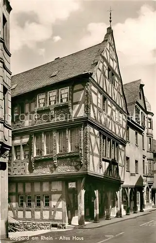 AK / Ansichtskarte Boppard_Rhein Altes Haus Boppard Rhein