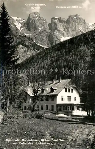 AK / Ansichtskarte Thoerl Hotel Bodenbauer Grosser Beilstein Stangenwand Thoerl