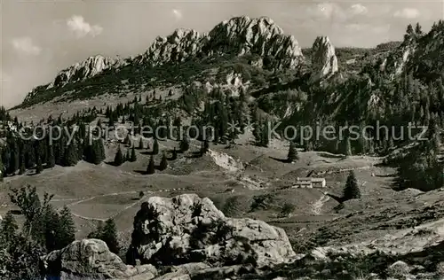 AK / Ansichtskarte Kampenwand_Chiemgau Schlechtenbergalm Kampenwand Chiemgau