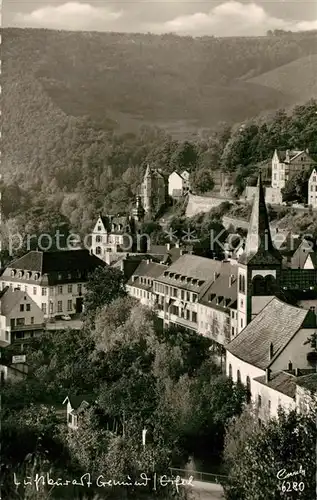AK / Ansichtskarte Gemuend_Eifel Panorama Kirche Schloss Gemuend Eifel
