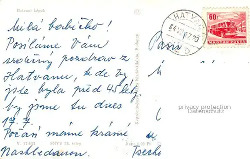 AK / Ansichtskarte Hatvan Stadtansichten Hatvan