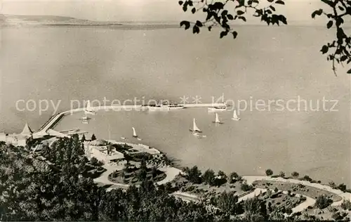 AK / Ansichtskarte Tihany Kilatas a Balatonra Fliegeraufnahme Tihany