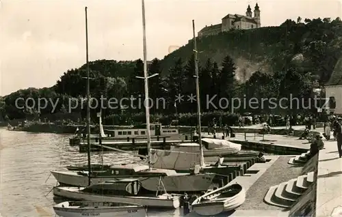 AK / Ansichtskarte Tihany Hafen Schloss Tihany