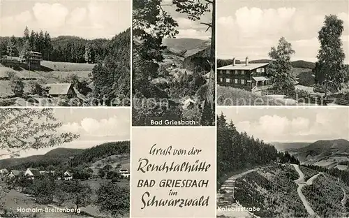 AK / Ansichtskarte Bad_Griesbach_Schwarzwald  Hochalm Breitenberg Kniebisstrasse Panorama Bad_Griesbach