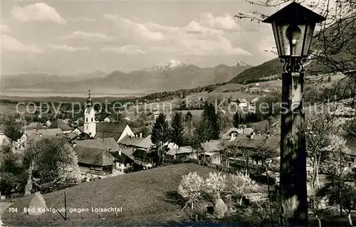 AK / Ansichtskarte Bad_Kohlgrub Panorama Kirche Loisachtal Bad_Kohlgrub