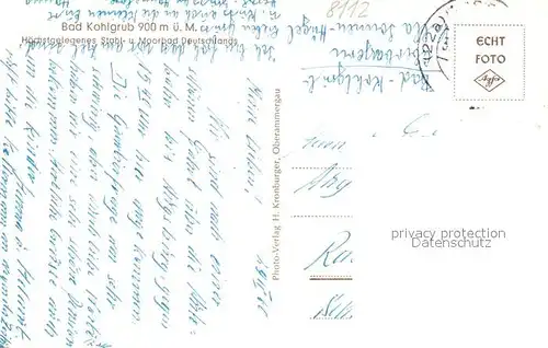 AK / Ansichtskarte Bad_Kohlgrub Panorama Kirche Loisachtal Bad_Kohlgrub