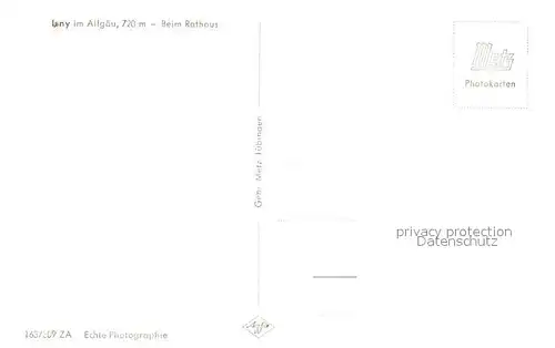 AK / Ansichtskarte Isny_Allgaeu Beim Rathaus Isny Allgaeu