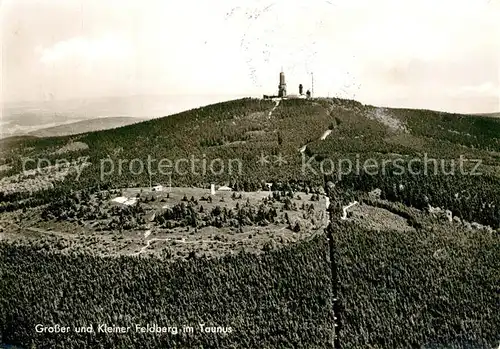 AK / Ansichtskarte Grosser_Feldberg_Taunus Kleiner Feldberg Panorama Grosser_Feldberg_Taunus