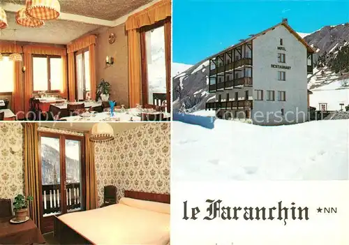 AK / Ansichtskarte Villar d_Arene_Hautes_Alpes Hotel Restaurant Bar Le Faranchin Villar d_Arene
