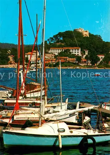 AK / Ansichtskarte Porquerolles Segelboote Porquerolles