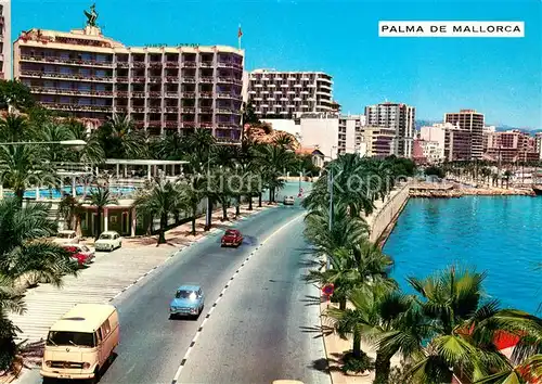 AK / Ansichtskarte Palma_de_Mallorca Paseo Maritimo Palma_de_Mallorca