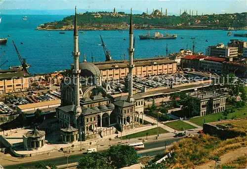 AK / Ansichtskarte Istanbul_Constantinopel N?sretlye Moschee Hafen  Istanbul_Constantinopel