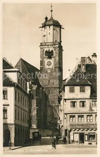 AK / Ansichtskarte Memmingen St Martinskirche Memmingen