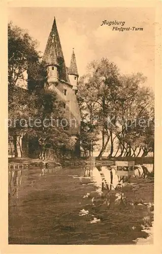 AK / Ansichtskarte Augsburg Fuenfgratturm Augsburg