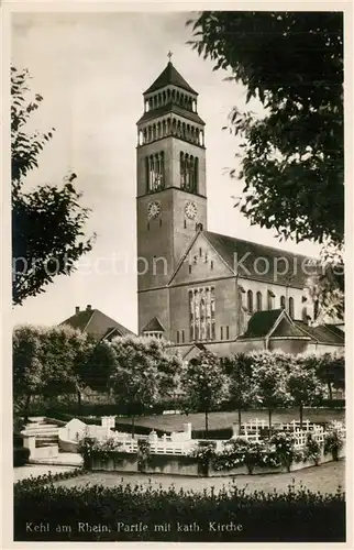 AK / Ansichtskarte Kehl_Rhein Katholische Kirche Kehl_Rhein