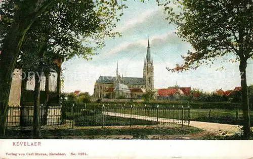 AK / Ansichtskarte Kevelaer Blick zur Kirche Kevelaer