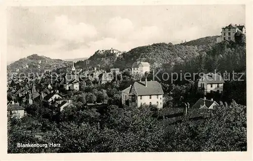 AK / Ansichtskarte Blankenburg_Harz Teilansicht Blankenburg_Harz