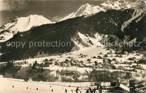 AK / Ansichtskarte Montjoie_Monschau Vue generale Teleski du Niverin Montjoie Monschau