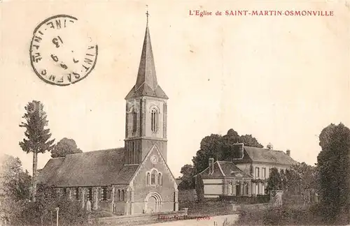 AK / Ansichtskarte Saint Martin Osmonville Eglise de Saint Martin Osmonville Saint Martin Osmonville