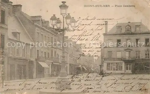 AK / Ansichtskarte Isigny sur Mer Place Gambetta Isigny sur Mer