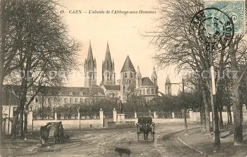 AK / Ansichtskarte Caen Abside de lAbbaye aux Hommes Caen