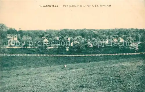 AK / Ansichtskarte Villerville_sur_Mer Vue generale de larue J Th Monsaint Villerville_sur_Mer