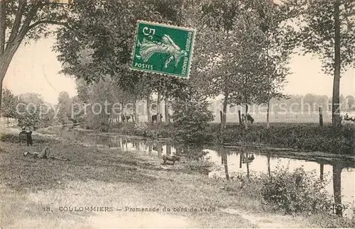 AK / Ansichtskarte Coulommiers Promenade du bord de l eau Coulommiers