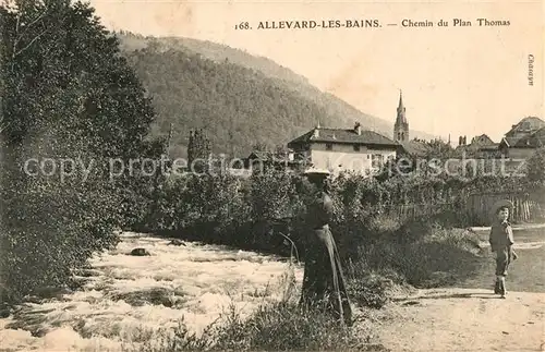 AK / Ansichtskarte Allevard_les_Bains_Isere Chemn du Plan Thomas Allevard_les_Bains_Isere