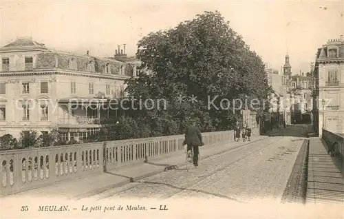 AK / Ansichtskarte Meulan Le petit pont de Meulan Meulan