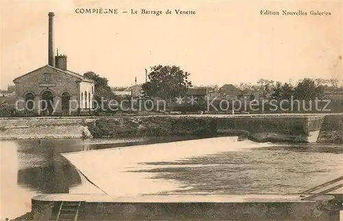 AK / Ansichtskarte Compiegne_Oise Le Barrage de Venette Compiegne Oise
